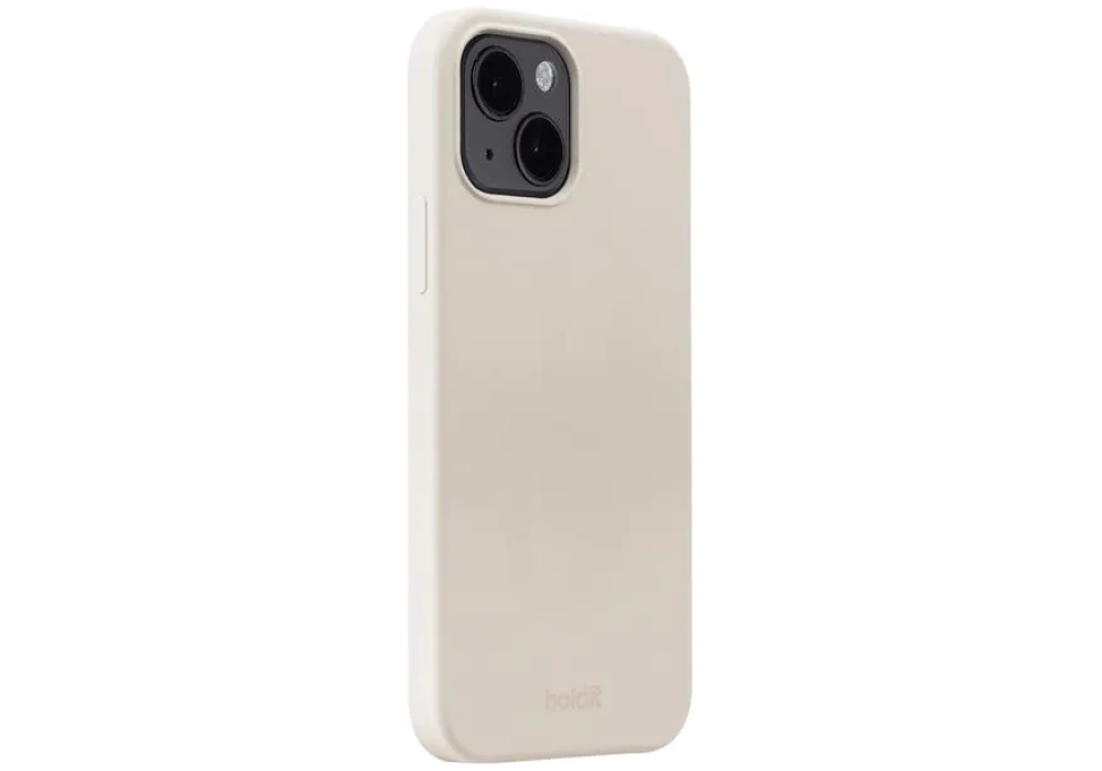 Holdit Coque arrière Silicone iPhone 14 (Beige)