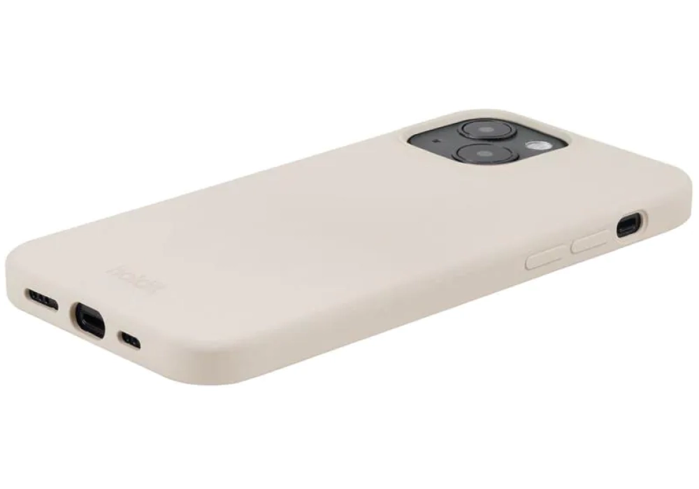 Holdit Coque arrière Silicone iPhone 14 (Beige)