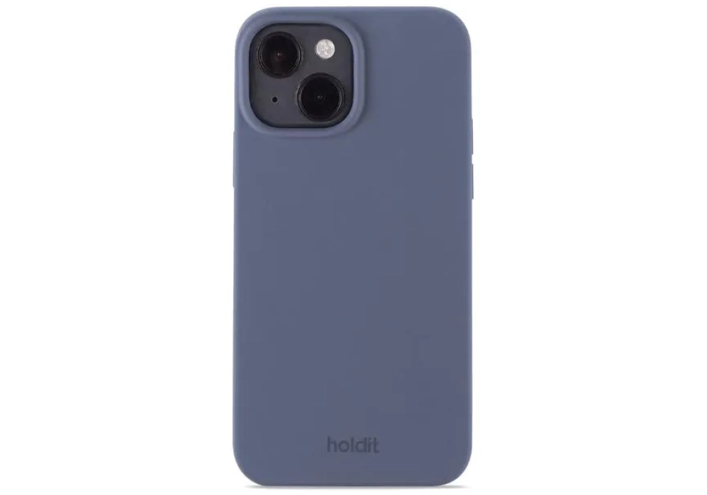 Holdit Coque arrière Silicone iPhone 14 (Bleu)