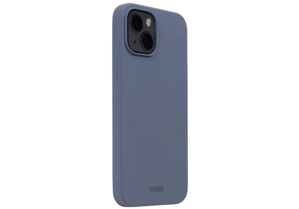 Holdit Coque arrière Silicone iPhone 14 (Bleu)
