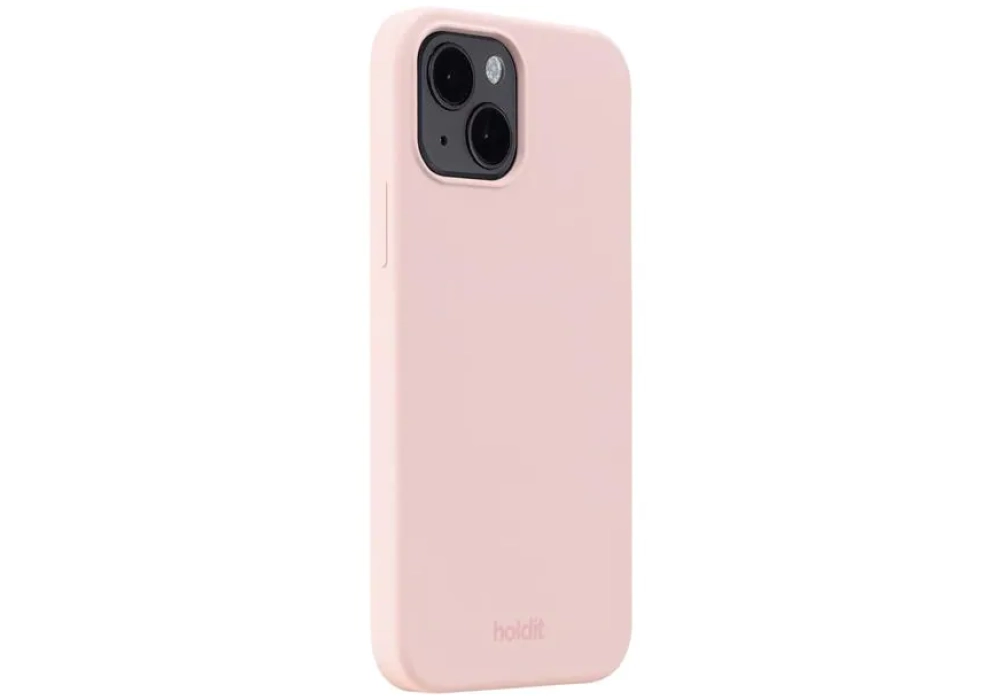 Holdit Coque arrière Silicone iPhone 14 (Rose)