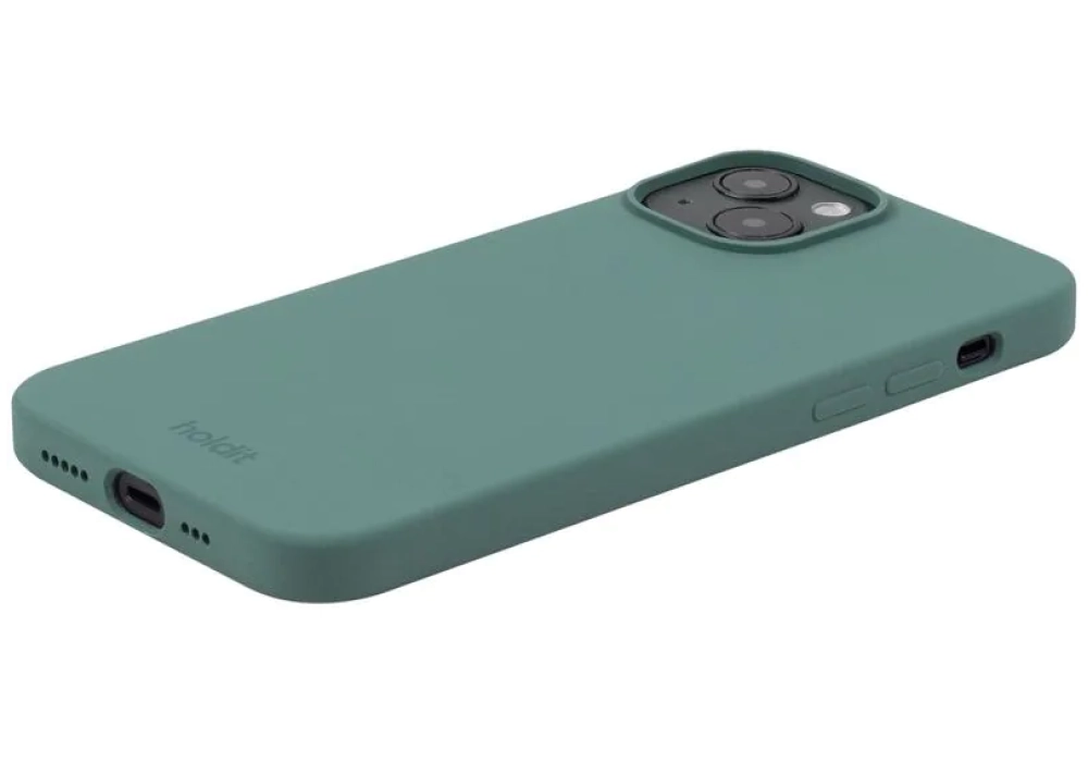 Holdit Coque arrière Silicone iPhone 14 (Vert)