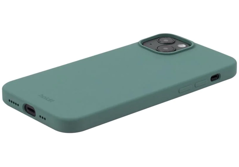 Holdit Coque arrière Silicone iPhone 14 Plus (Vert)