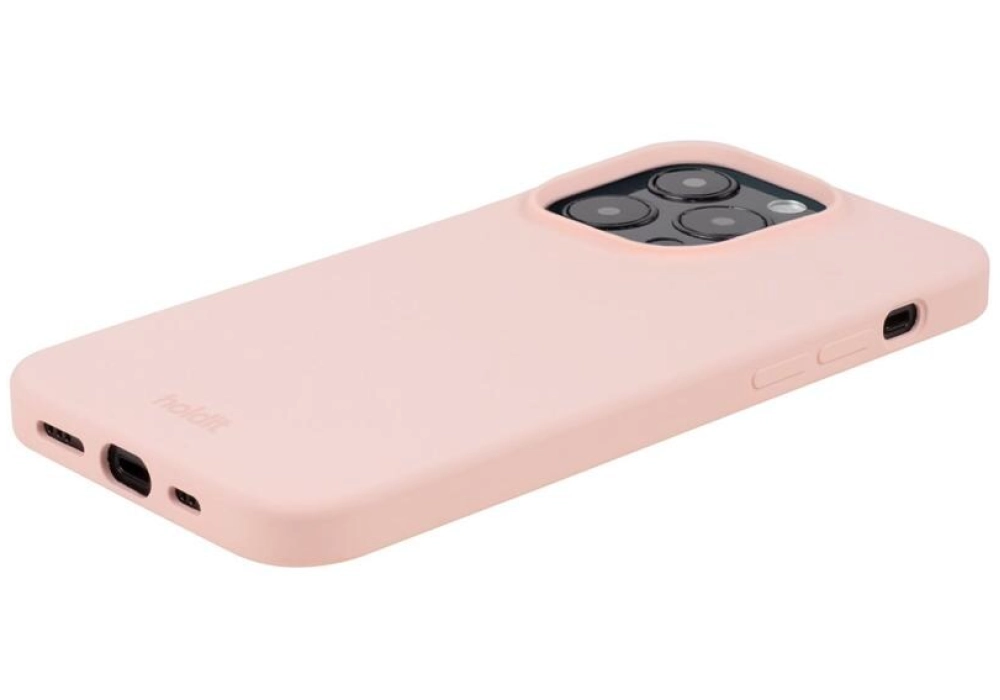 Holdit Coque arrière Silicone iPhone 14 Pro (Rose)