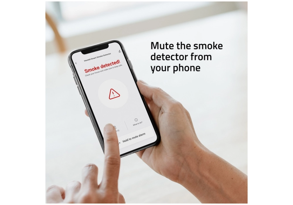 Hombli Smart Smoke Detector (Blanc)