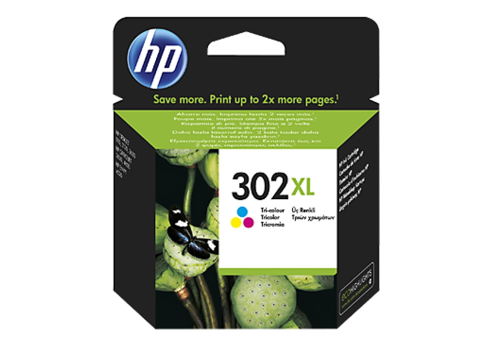 HP 302XL Inkjet Cartridge - Tri-Colour