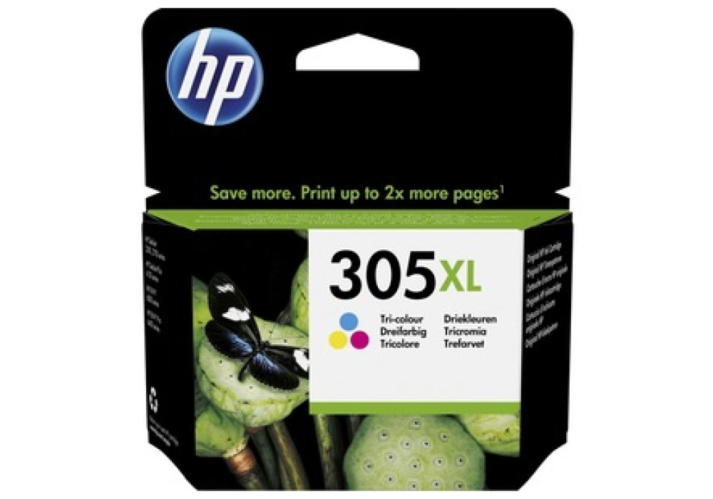 HP 305XL Inkjet Cartridge - Tri-color