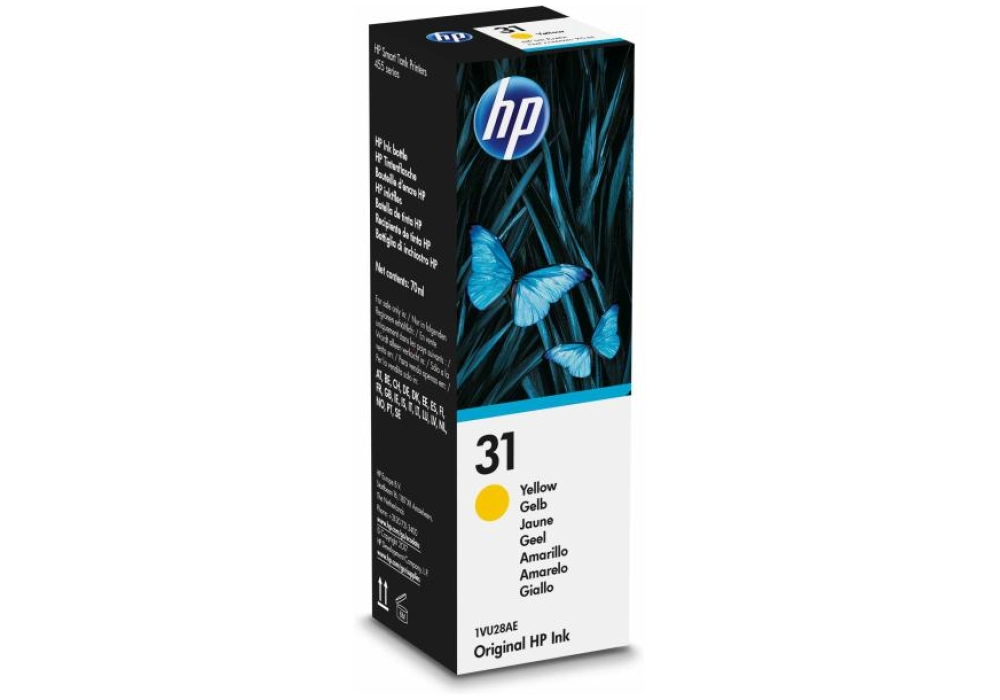 HP 31 Cartouche d'impression - Jaune