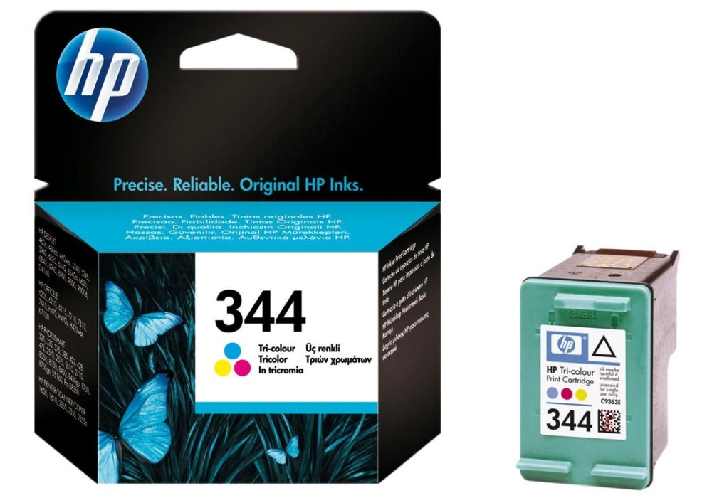 HP 344 Inkjet Cartridge - Tri-colour (14ml)