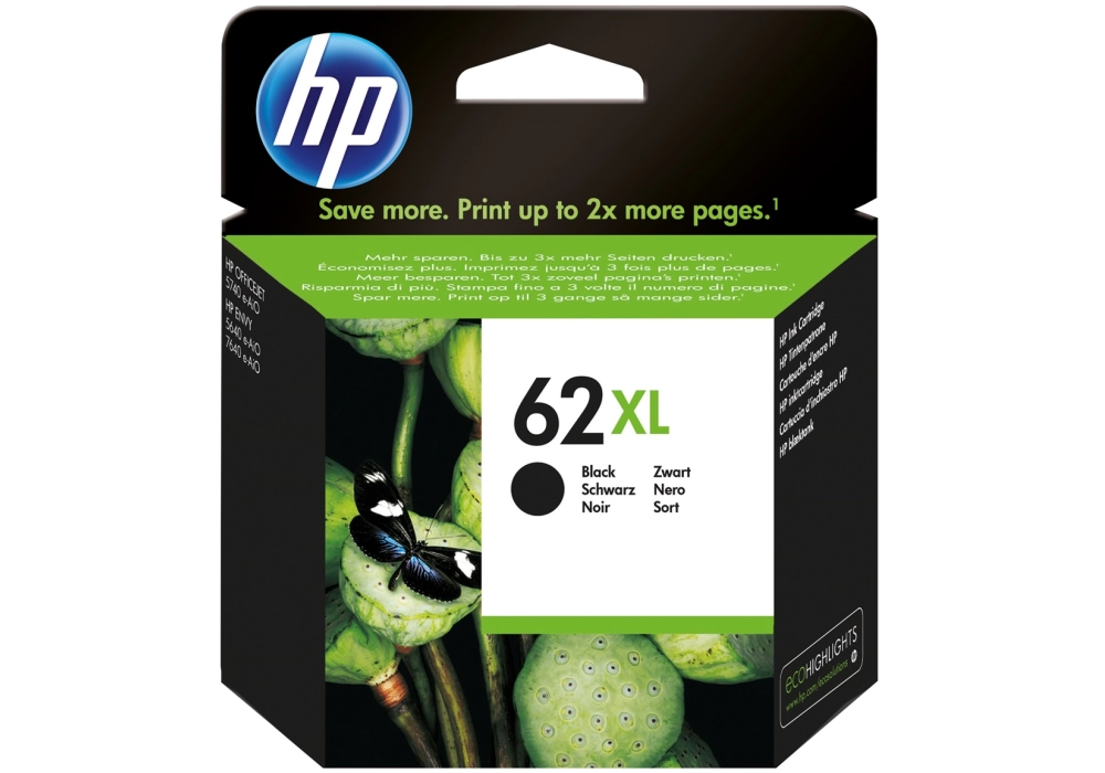 HP 62XL Inkjet Cartridge - Black