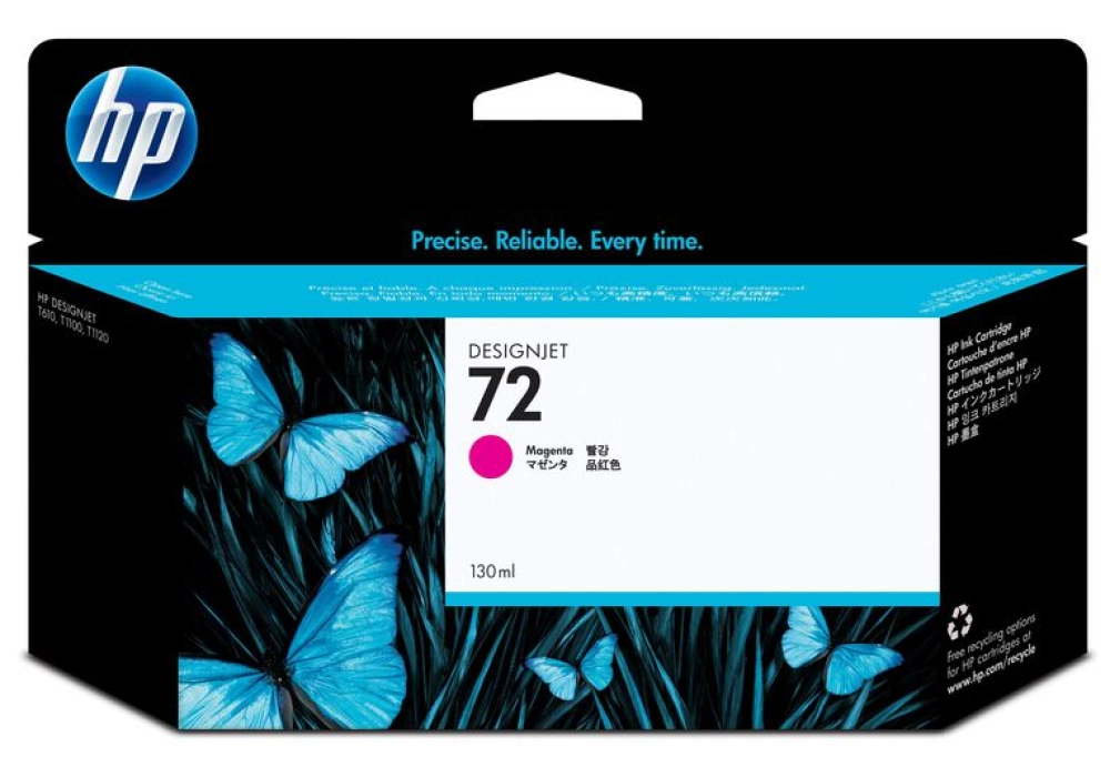 HP 72 Inkjet Cartridges - Magenta (130ml)