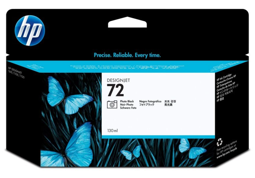 HP 72 Inkjet Cartridges - Photo Black (130ml)