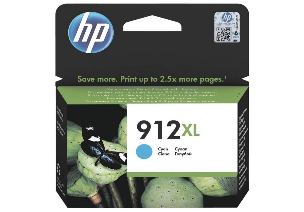 HP 912 XL Inkjet Cartridge - Cyan