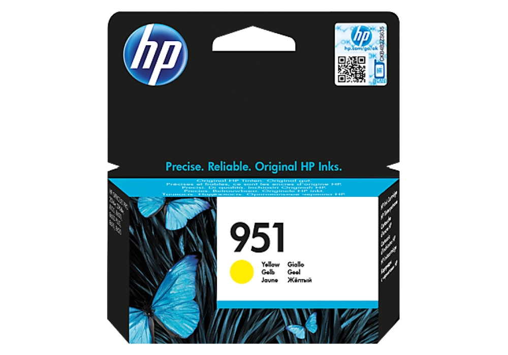 HP 951 Inkjet Cartridge - Yellow