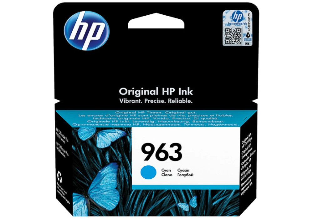 HP 963 Inkjet Cartridge - Cyan