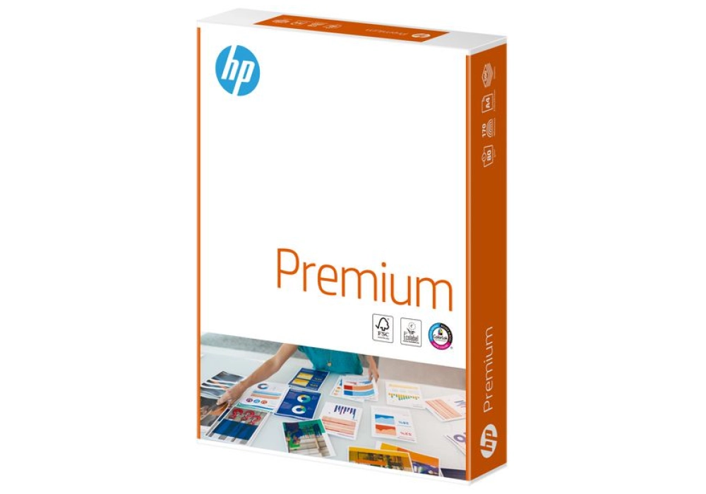 HP Papier pour imprimante Premium A4 Blanc 500 feuilles