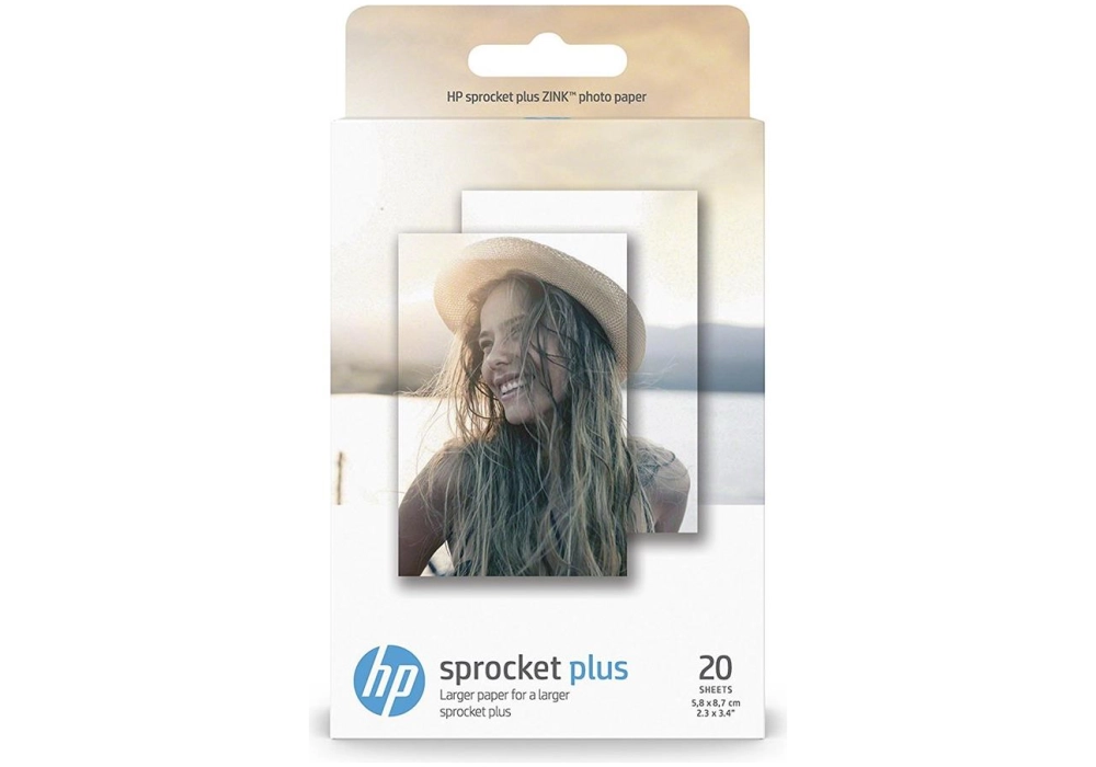 HP Sprocket Plus Paper - 5,8 x 8.7 cm - 20 Sheets
