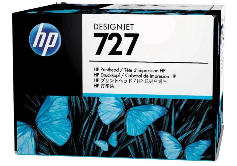 HP Tête d’impression Nr. 727 (B3P06A) C/M/Y/Grey/Matte BL/Photo BL