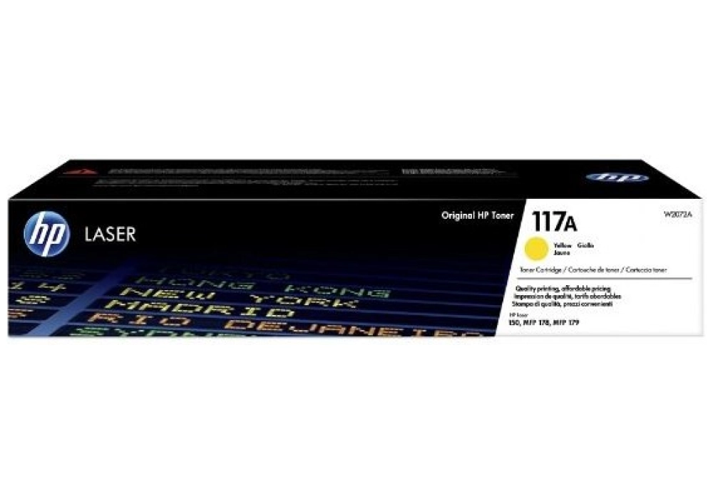 HP Toner Cartridge - 117A - jaune
