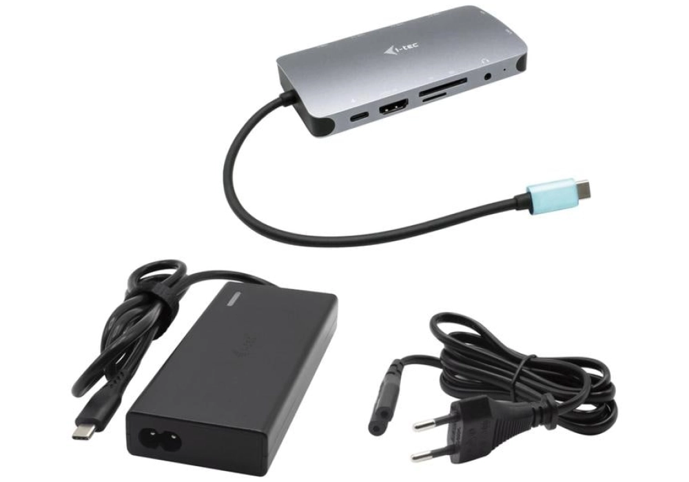 i-tec Station d'accueil USB-C HDMI/VGA + LAN 112W