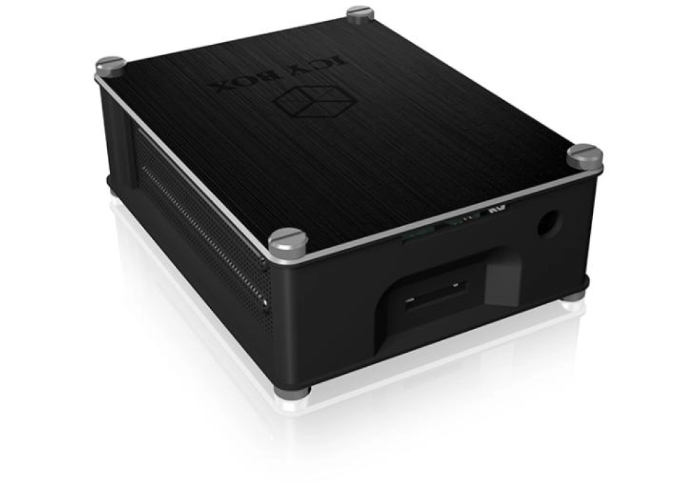 ICY BOX Boîtier pour Raspberry Pi 4 Noir 