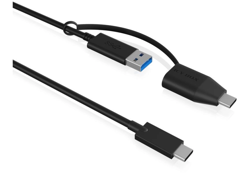 Icy BOX Câble USB IB-CB033 USB C - USB A 0.35 m