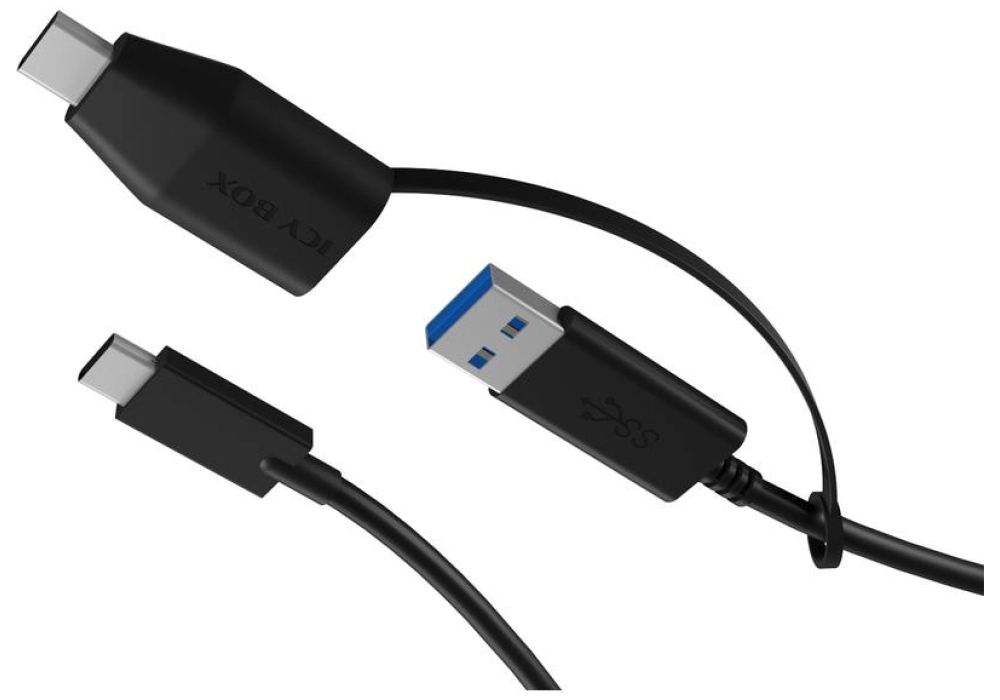 Icy BOX Câble USB IB-CB033 USB C - USB A 0.35 m