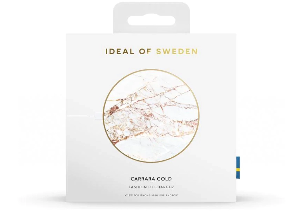 Ideal of Sweden Chargeur sans fil Carrara Gold