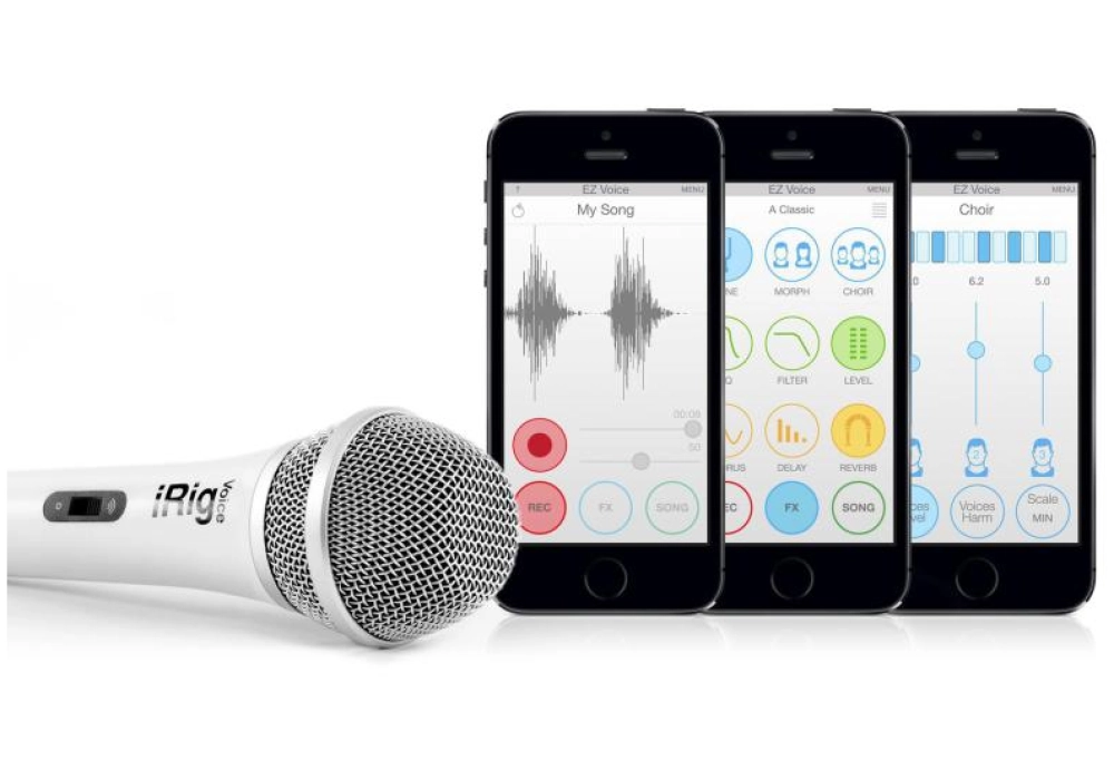IK Multimedia Microphone iRig Voice Blanc