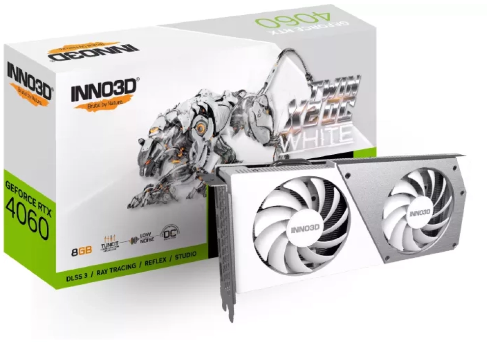 INNO3D GeForce RTX 4060 Twin X2 OC White