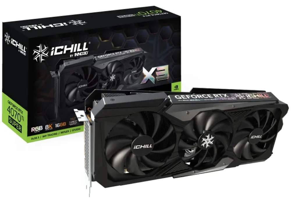 INNO3D GeForce RTX 4070 Ti SUPER iCHILL X3