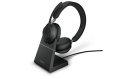 Jabra Evolve2 65 Stereo USB-C/BT MS + Stand (Black)