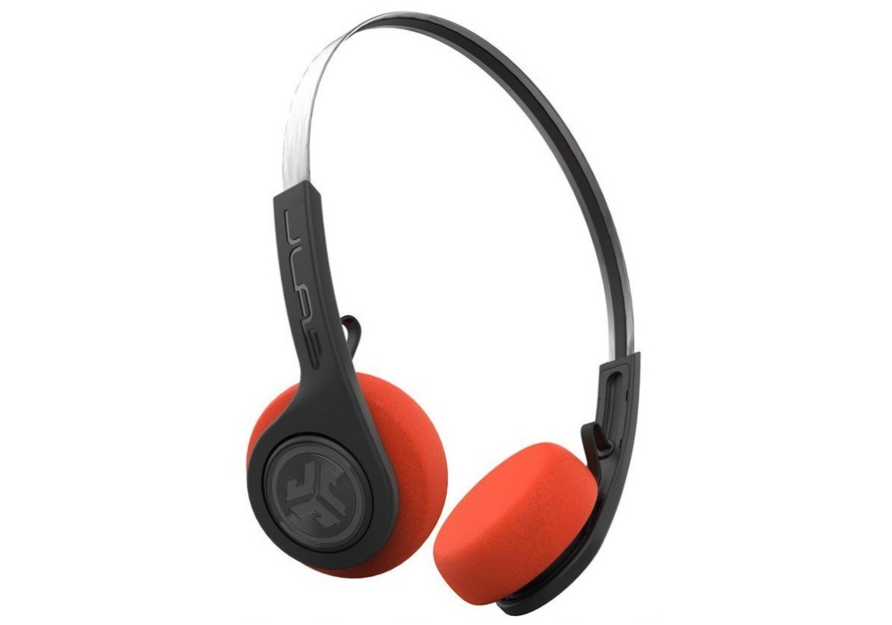 JLab Rewind Wireless Retro Headphones (Black/Red)