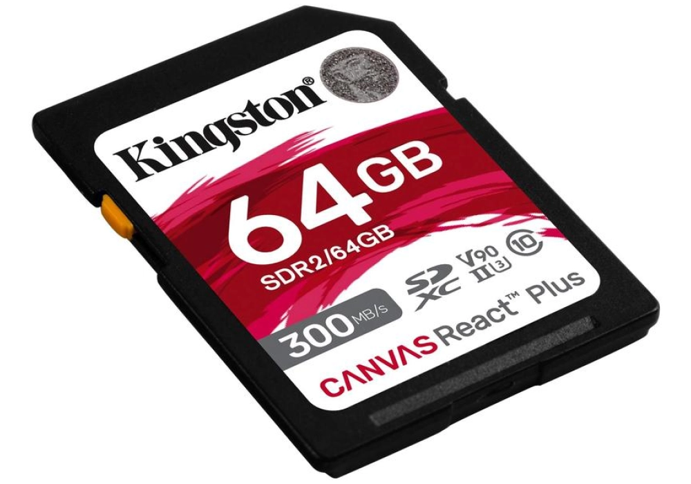 Kingston Canvas React Plus SDHC - 64 GB