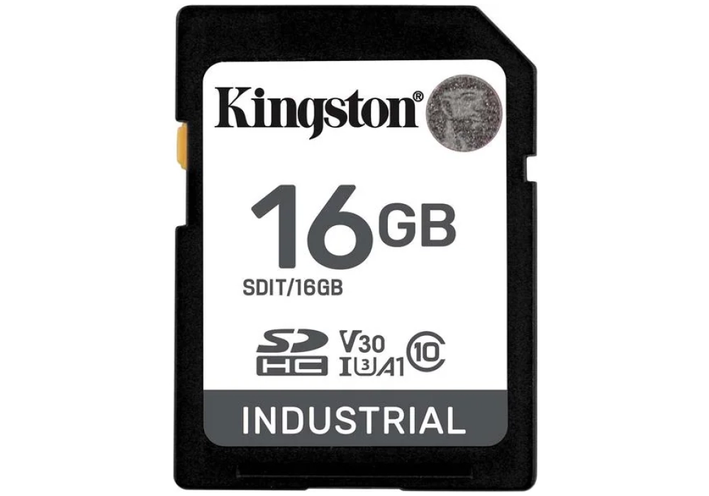 Kingston Carte SDHC Industrial 16 GB