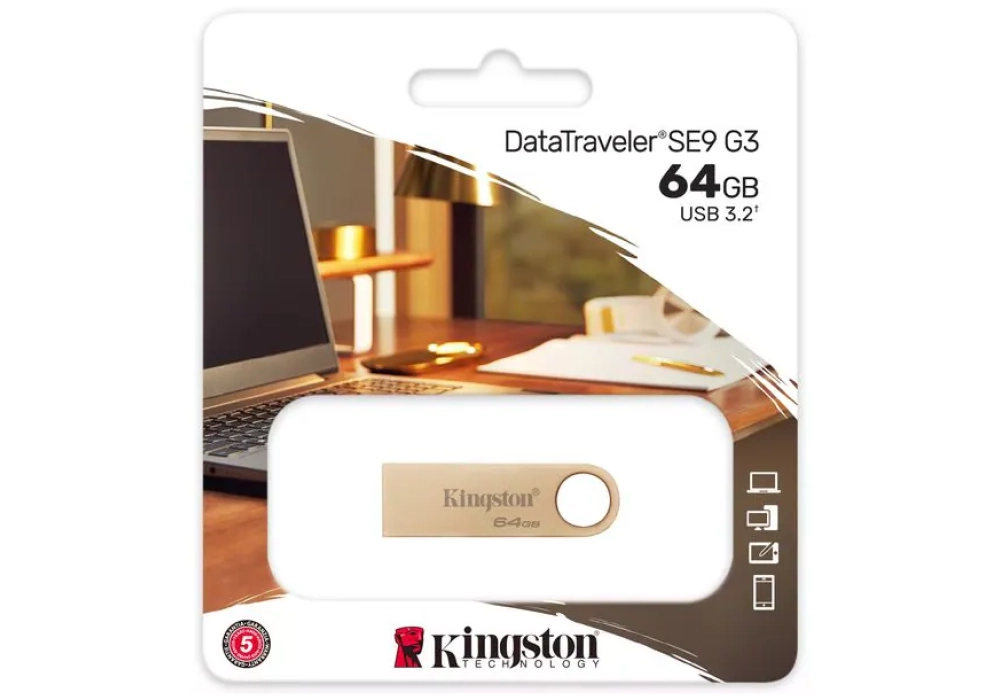 Kingston Clé USB DataTraveler SE9 G3 64 GB