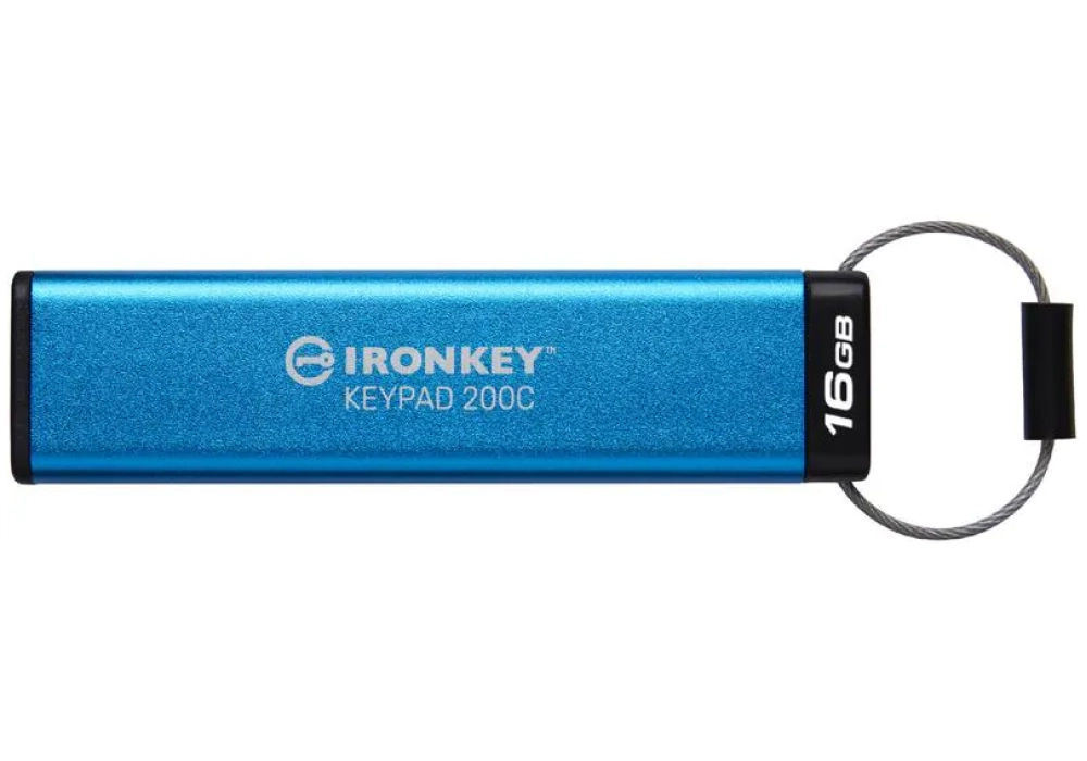 Kingston Clé USB IronKey Keypad 200C 16 GB - IKKP200C/16GB 