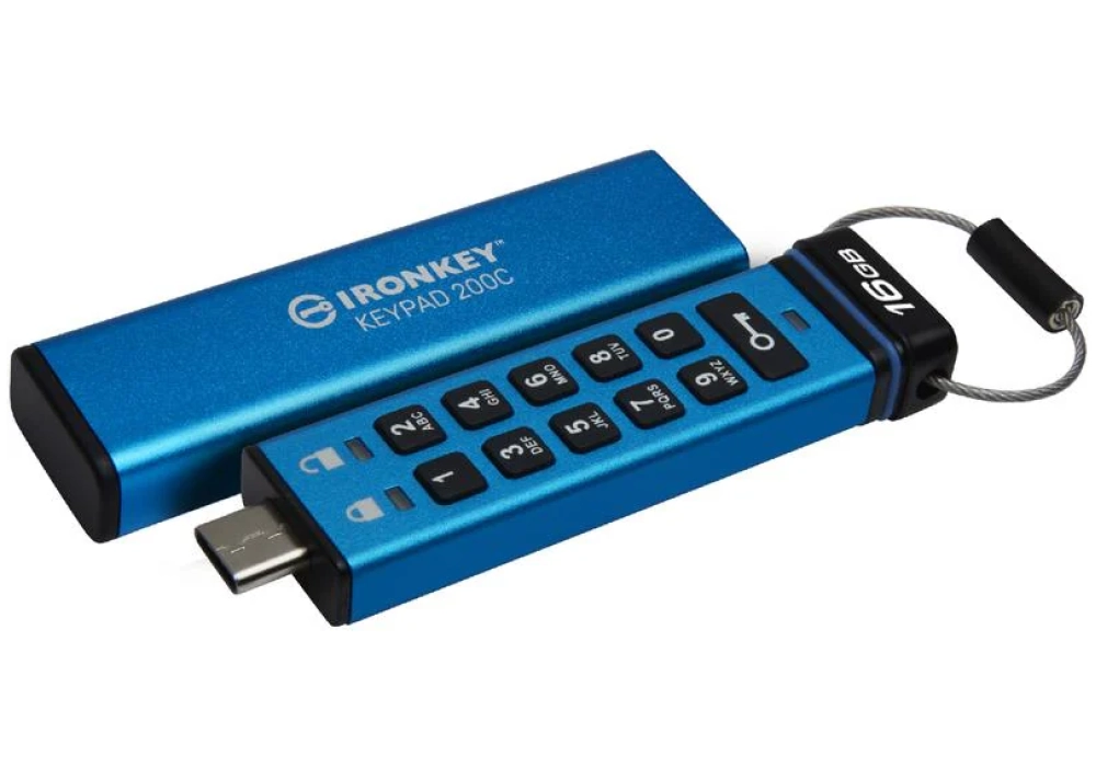 Kingston Clé USB IronKey Keypad 200C 16 GB