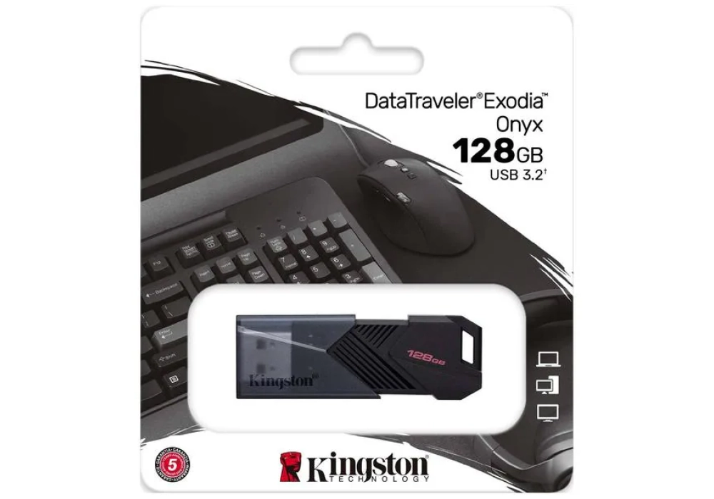 Kingston DataTraveler Exodia Onyx 128 GB