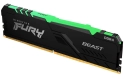 Kingston Fury Beast RGB DDR4-3600 - 16GB - Black (1Rx8)