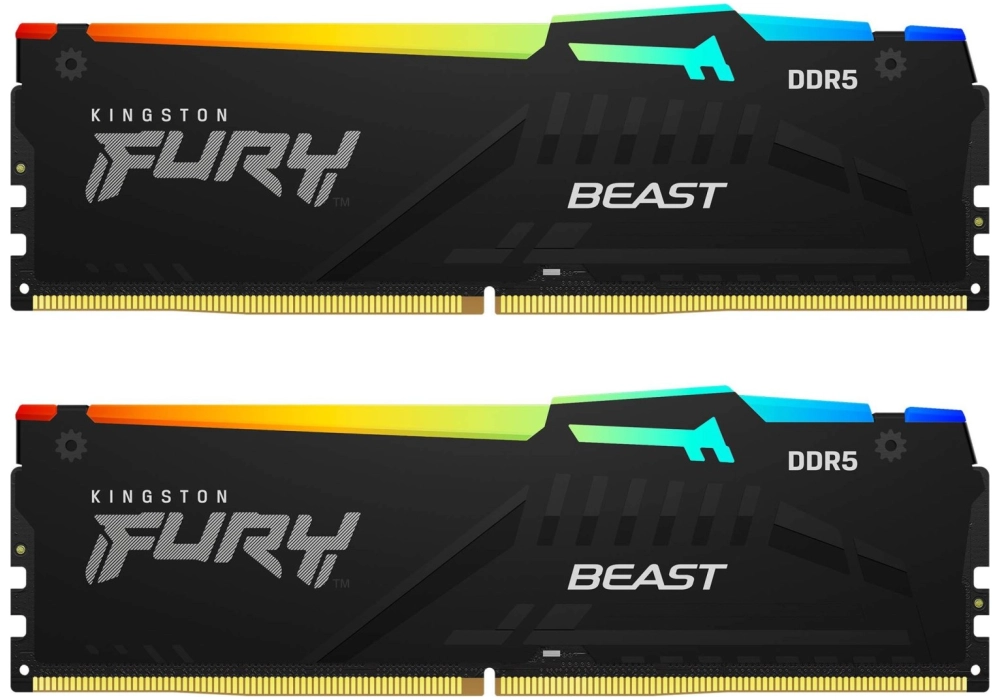 Kingston FURY Beast RGB DDR5-4800 - 16GB (2x 8GB - CL38)