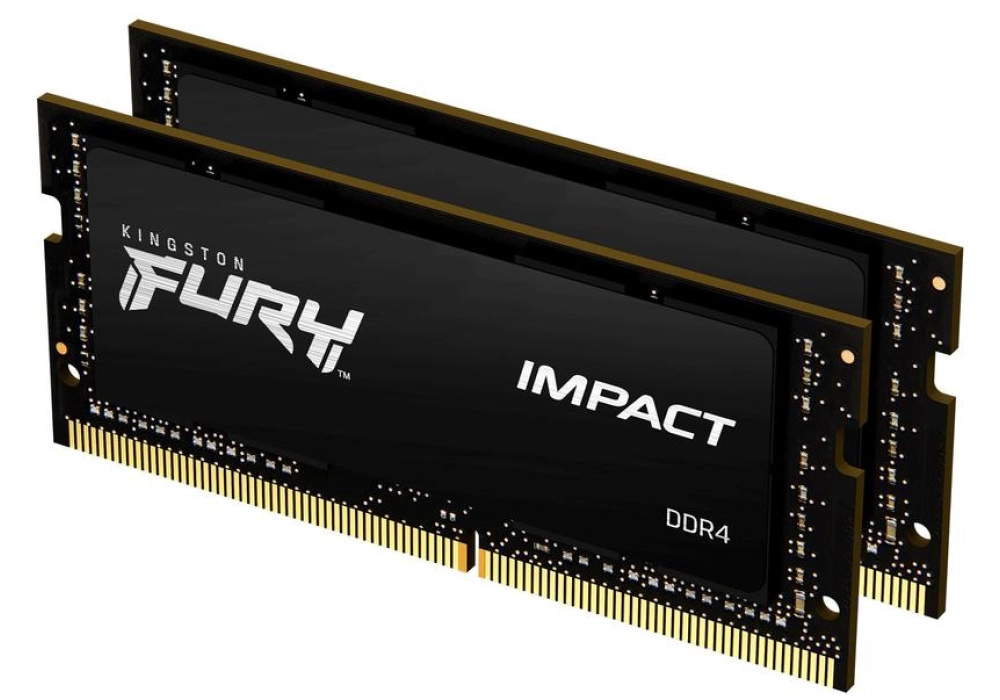 Kingston FURY Impact SODIMM DDR4-2666 - 32 GB Kit (2 x 16GB - 1Rx8)