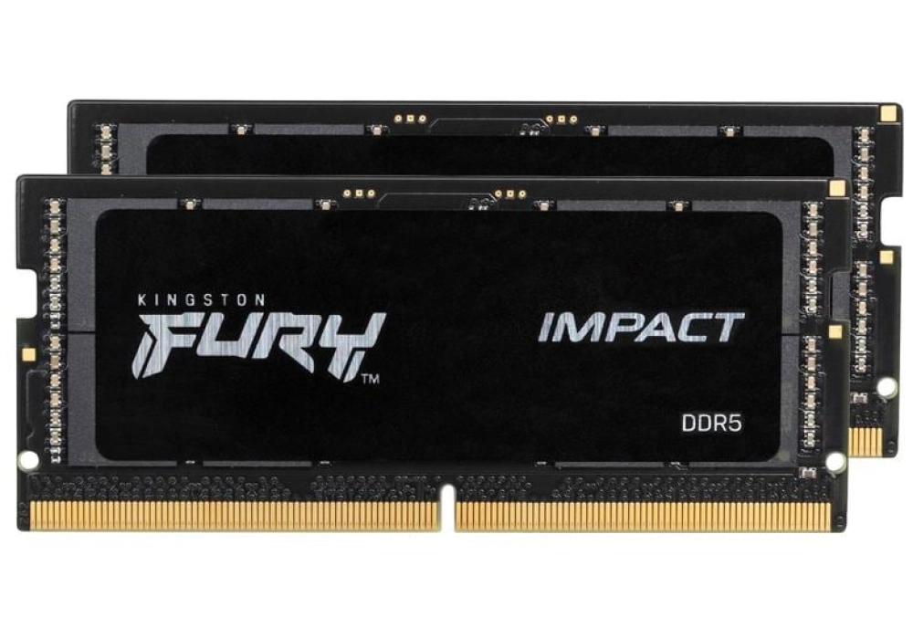 Kingston FURY Impact SODIMM DDR5-4800 - 32 GB Kit (2x 16GB)