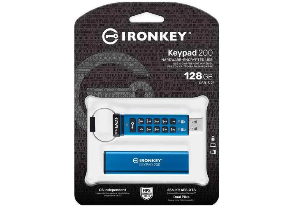 Kingston IronKey Keypad 200 - 256 GB