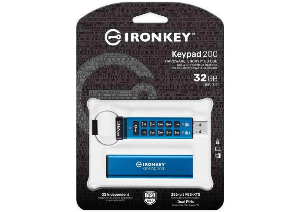Kingston IronKey Keypad 200 - 32 GB