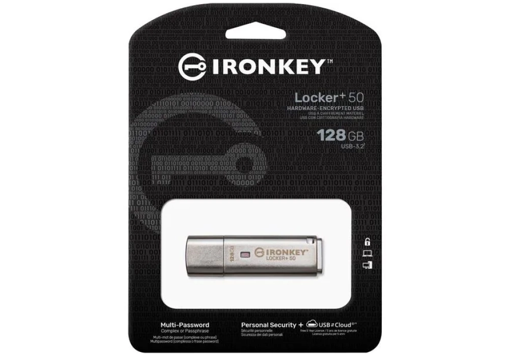Kingston IronKey Locker+ 50 - 256 GB