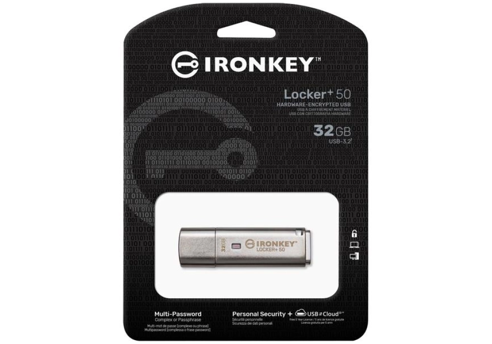 Kingston IronKey Locker+ 50 - 32 GB