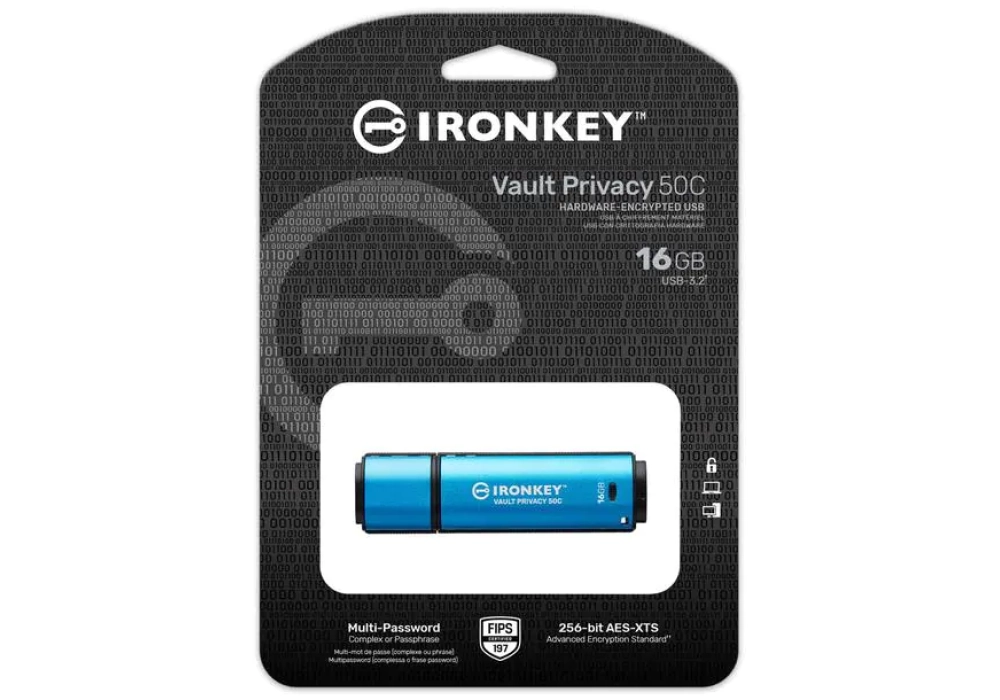 Kingston IronKey Vault Privacy 50C -  16 GB