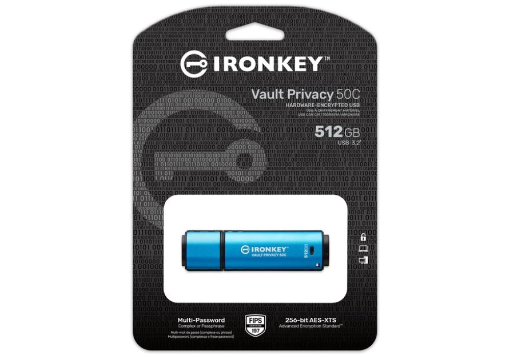 Kingston IronKey Vault Privacy 50C - 512 GB