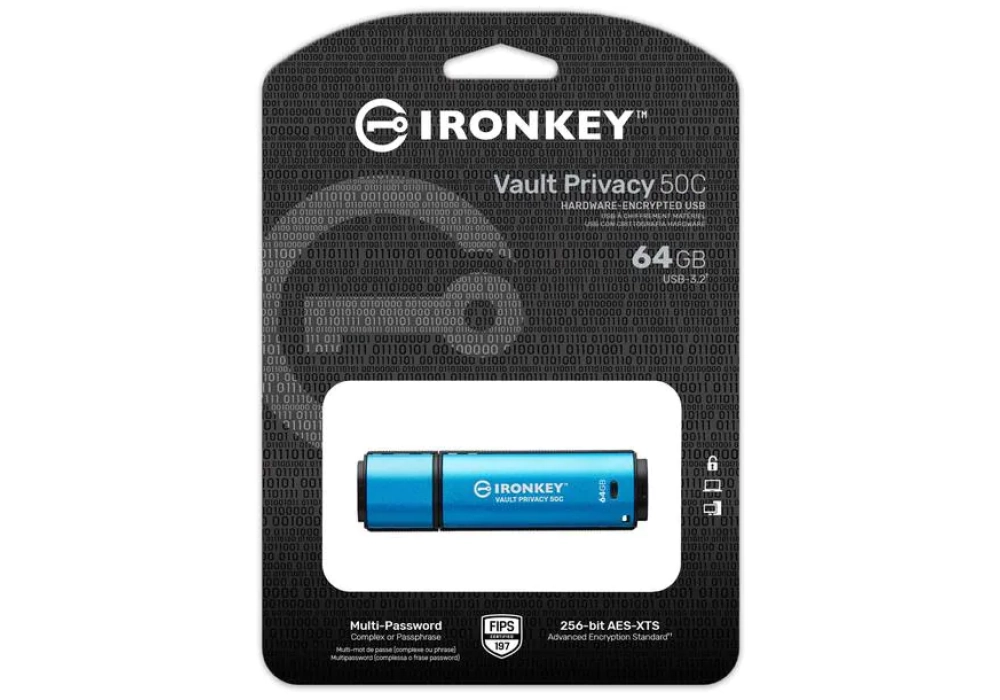 Kingston IronKey Vault Privacy 50C -  64 GB